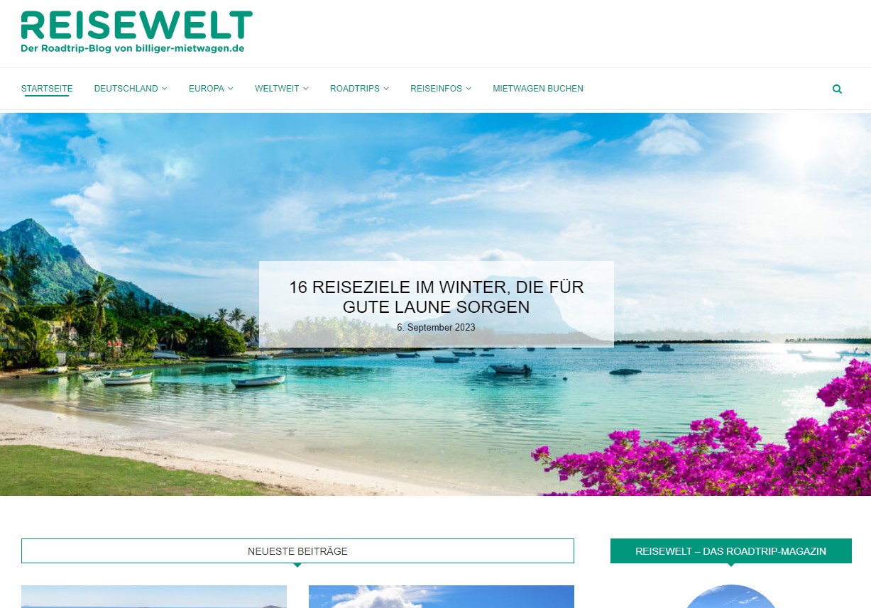 Reisewelt Blog