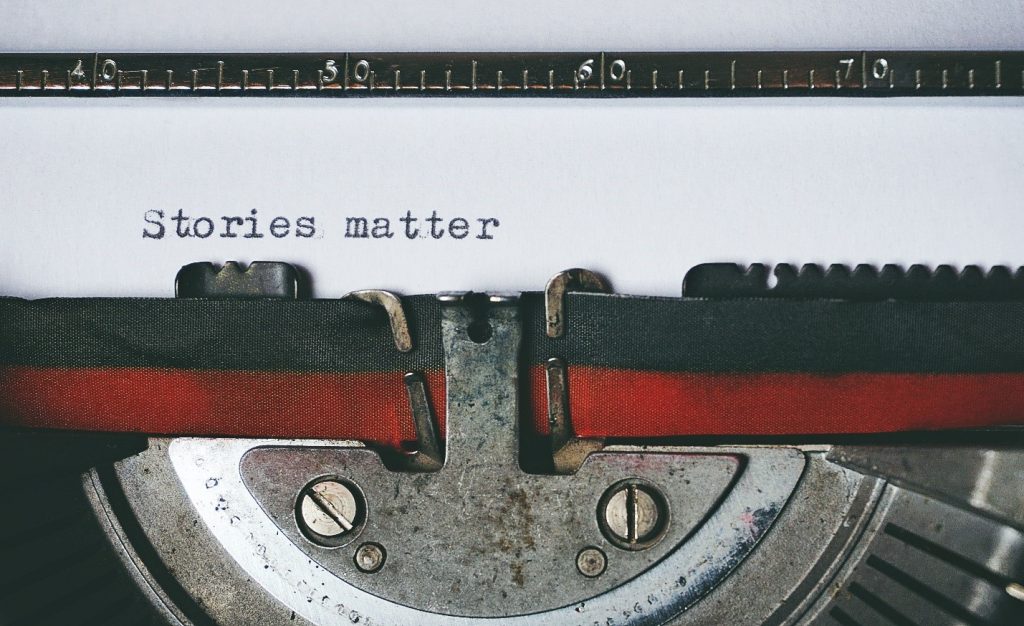 Schreibmaschine: Stories matter